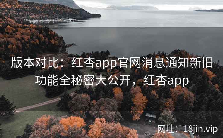 版本对比：红杏app官网消息通知新旧功能全秘密大公开，红杏app